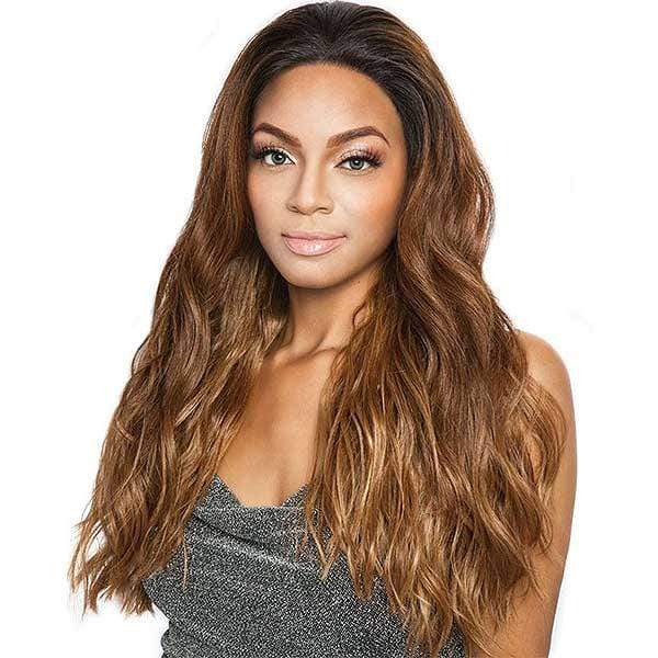 Mane Concept Brown Sugar Human Hair Blend 360 Lace Wig BS3602 VINE